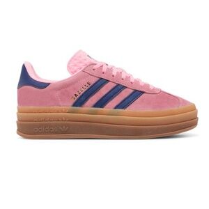 Adidas Gazelle Pink and Navy Sneakers